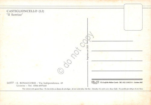 Cartolina Castiglioncello Il Sorriso