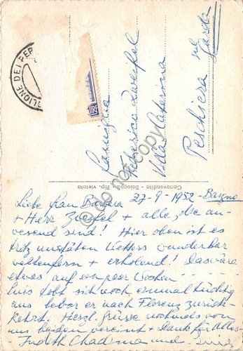 Cartolina Castiglione dei Pepoli Bacino del Brasimone Diga 1952