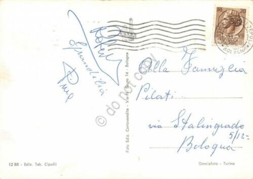 Cartolina Castiglione dei Popoli Panorama 1966