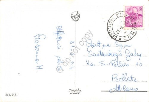 Cartolina Castiglione Intelvi 11 vedute panorama vari (Como)