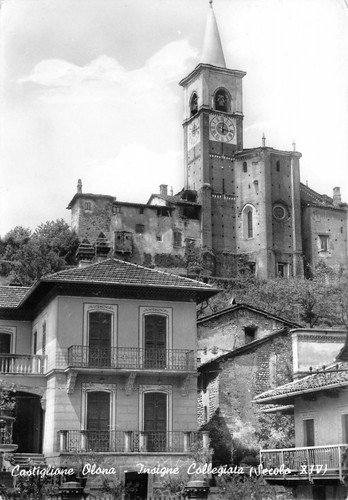 Cartolina Castiglione Olona Insigne Collegiata