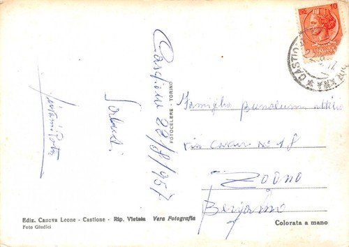 Cartolina Castione della Presolana Colonia Dalmine 1957 | Immagine Gallery 2