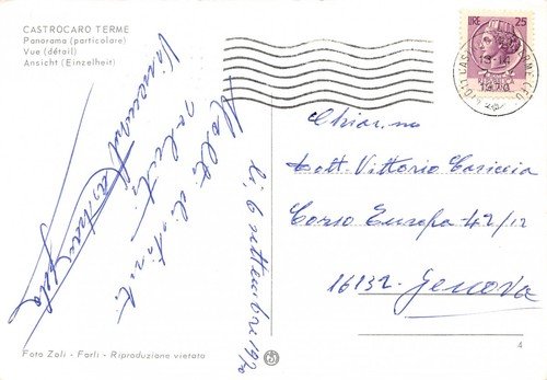 Cartolina Castrocaro Terme Panorama 1970 | Immagine Gallery 2