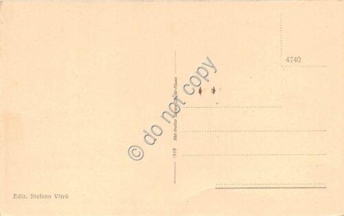 Cartolina Catania Etna Cratere centrale anni '30