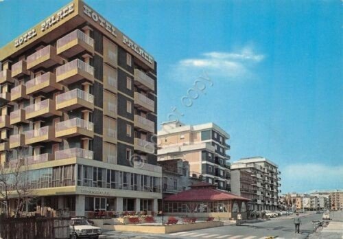 Cartolina Catanzaro Lido Via Lungomare Hotel Palace 1978