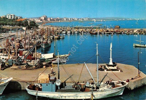 Cartolina Cattolica Darsena 1967 timbro codice postale (Rimini) | Immagine principale
