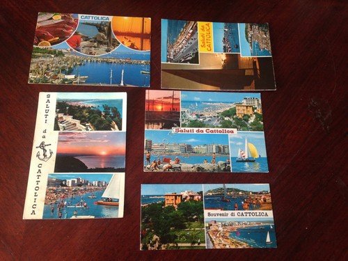 Cartolina Cattolica Vedutine Lotto di 4 cartoline + 1 mignonette …