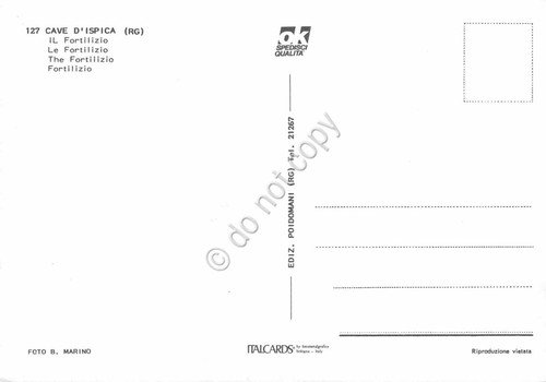 Cartolina Cave di Ispica Fortilizio anni '70