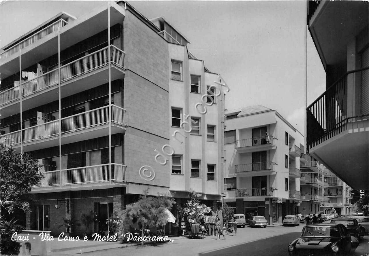 Cartolina Cavi - Motel Panorama - Via Como - 1961 …