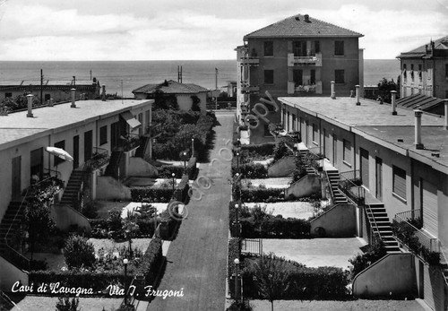 Cartolina Cavi di Lavagna Via Frugoni 1959