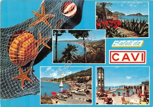Cartolina Cavi vedutine 1965 (Genova) | Immagine principale