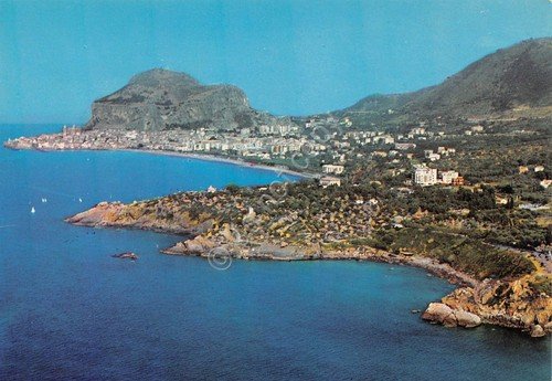 Cartolina Cefalù panorama