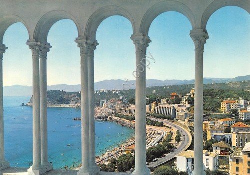 Cartolina Celle Ligure panorama da arcate (Savona) | Immagine principale