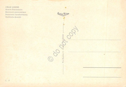Cartolina Celle Ligure panorama dai pini (Savona) | Immagine Gallery 2
