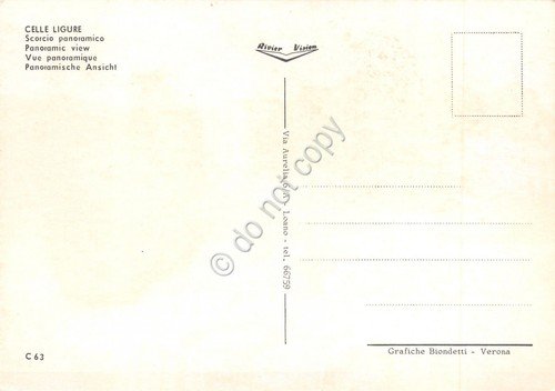 Cartolina Celle Ligure spiaggia bar stabilimento (Savona) | Immagine Gallery 2