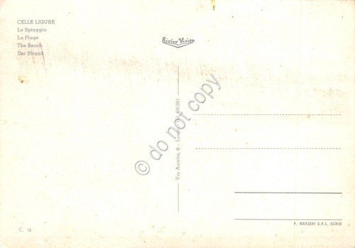 Cartolina Celle Ligure Spiaggia piccole grinze (Savona) | Immagine Gallery 2