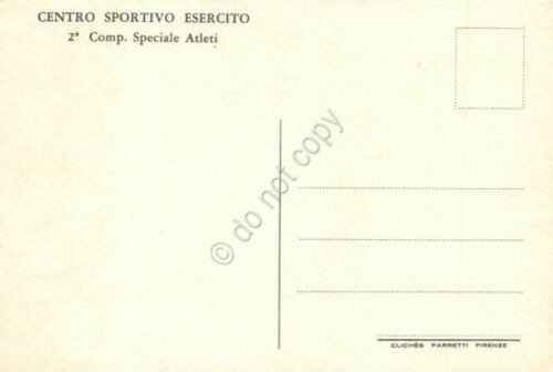 Cartolina Centro Sportivo Esercito 2° Compagnia Speciale Atleti Napoli | Immagine Gallery 2