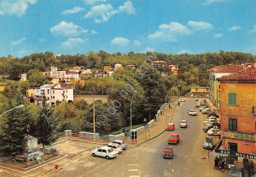 Cartolina Ceprano lungo Liri case auto bar | Immagine principale