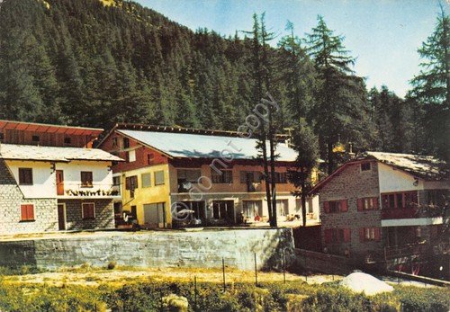 Cartolina Ceresole Reale Ristorante Della Pineta 1985