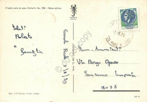 Cartolina Ceresole Reale vedute e mappa 1979 (Torino) | Immagine Gallery 2