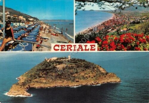 Cartolina Ceriale vedute 1973 (Savona) | Immagine principale