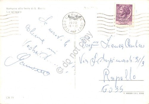 Cartolina Ceriale vedute fuochi artificiali (Savona) | Immagine Gallery 2