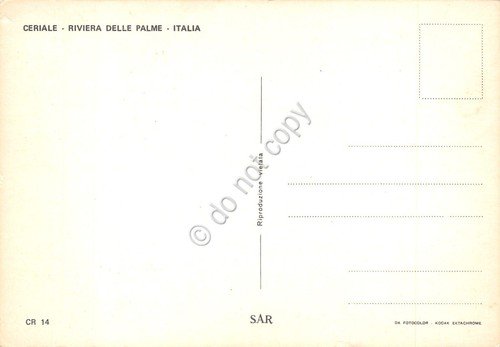 Cartolina Ceriale vedute varie Pin up ED SAR