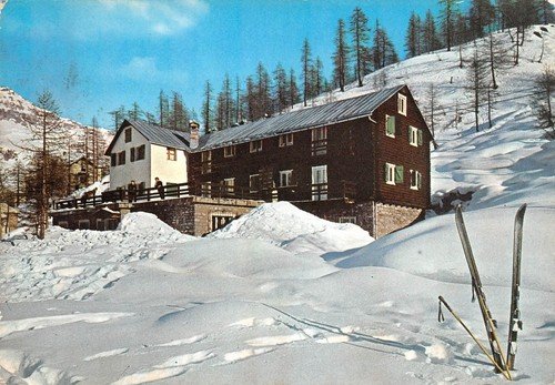 Cartolina Cervinia Albergo Al fiocco di neve 1996 | Immagine principale