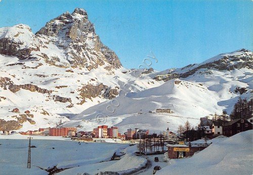 Cartolina Cervinia Breuil Panorama Monte Cervino 1967 | Immagine principale