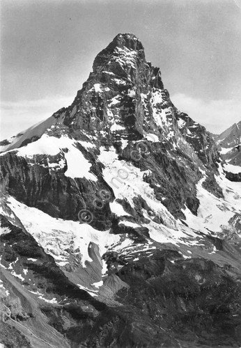 Cartolina Cervinia Monte Cervino 1955 | Immagine principale