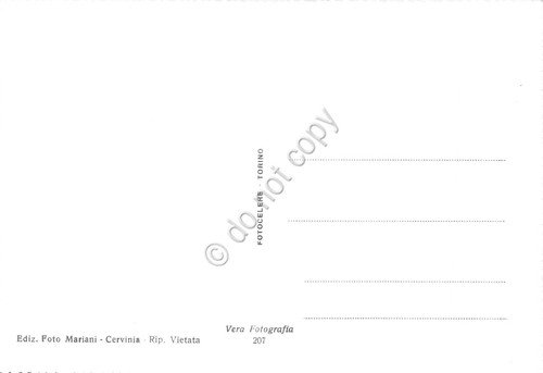 Cartolina Cervinia panorama monte animata