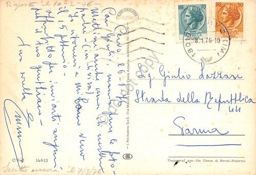 Cartolina Cervo Ligure vedute 1976 Pin Up (Imperia) | Immagine Gallery 2