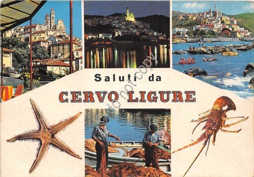 Cartolina Cervo Ligure vedutine (Imperia) | Immagine principale