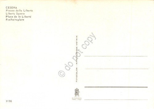 Cartolina Cesena Piazza della Libertà (Forl“) | Immagine Gallery 2