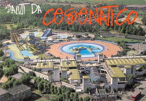 Cartolina Cesenatico complesso piscine toboga | Immagine principale