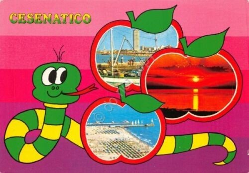 Cartolina Cesenatico vedute 1987 (Rimini) | Immagine principale