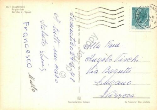 Cartolina Cesenatico Vedute Pin Up 1978 (Forl)