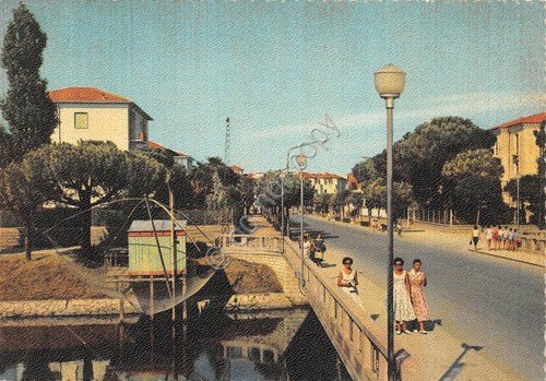 Cartolina Cesenatico Viale Garibaldi animata | Immagine principale