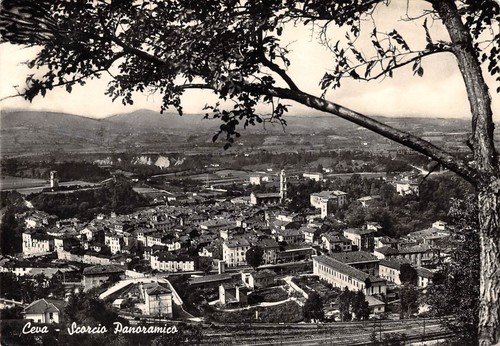 Cartolina Ceva Panorama parziale 1964