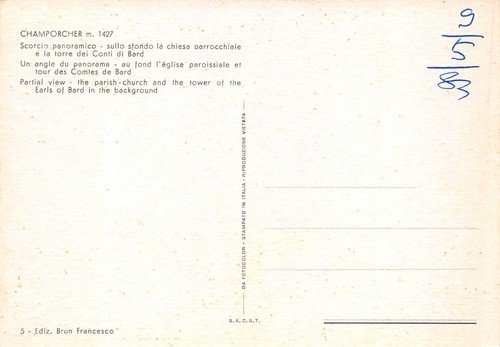 Cartolina Champorcher panorama parziale | Immagine Gallery 2
