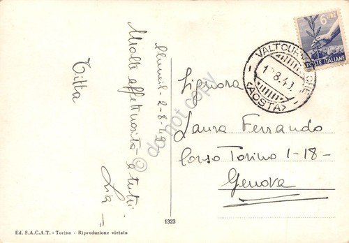 Cartolina Cheneil panorama case con Grande e Piccolo Tournalin ED … | Immagine Gallery 2