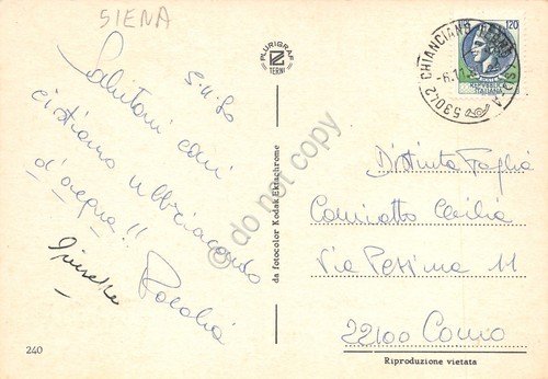 Cartolina Chianciano Terme cartolina grafica vedute paese terme animata 1980 | Immagine Gallery 2