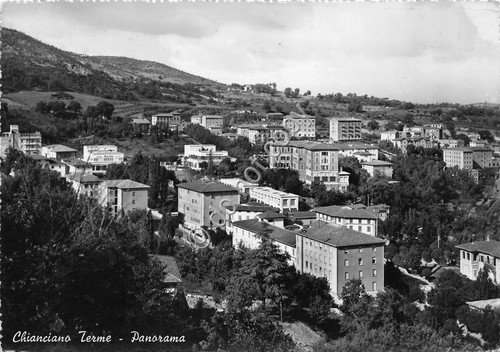 Cartolina Chianciano Terme Panorama 1953 (Siena) | Immagine principale