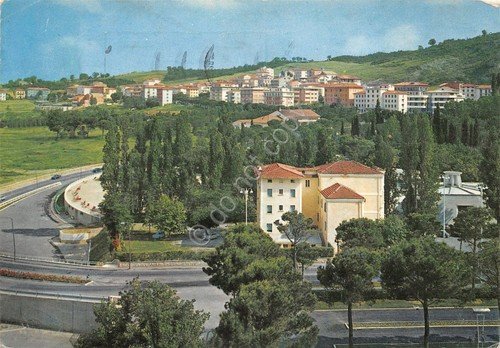 Cartolina Chianciano Terme Panorama 1968 timbro a targhetta viabilità 1968 | Immagine principale