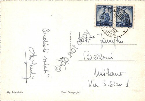 Cartolina Chianciano Terme Sorgente S. Elena anni '50