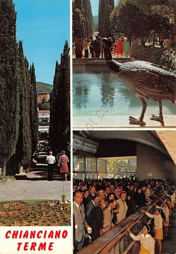 Cartolina Chianciano Terme vedute animata 1976 (Siena) | Immagine principale