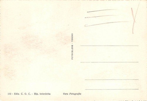 Cartolina Chiavari Corso Matteotti Corso Garibaldi animata Bus