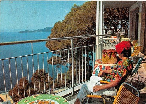 Cartolina Chiavari Hotel ristorante Tigullio's Rock animata 1961 | Immagine principale