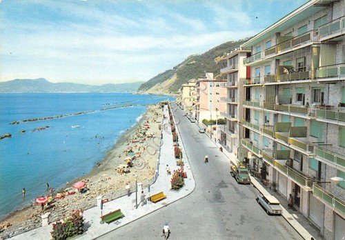 Cartolina Chiavari Lungomare Ponente