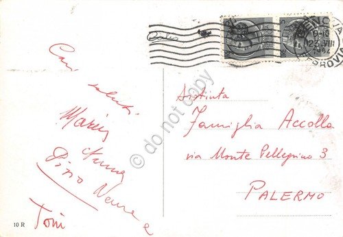 Cartolina Chiavari Mareggiata 1954 (Genova) | Immagine Gallery 2